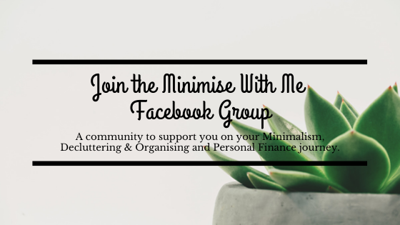 Click on this picture to join the Minimise With Me Facebook Group